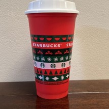 Starbucks Christmas Holiday 2020 Hot Cold Plastic Cup Tumbler NEW - £6.26 GBP