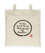 Calligraphy Tote Bag To Be Or Not To Be That Is Not The Question Bag Cot... - €14,71 EUR