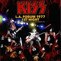 KISS Live in Los Angeles, CA 1977 CD LA Forum 1st Night Love Gun Tour 8/... - $20.00