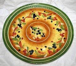 Pier 1 ANNETTE Dinner Plate 11&quot; Retired Floral Dish  Pier One - £11.85 GBP