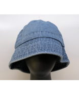 Light Blue Denim Bucket Hat Unisex Solid Vintage Cap for Men Women - One... - $231.74 MXN