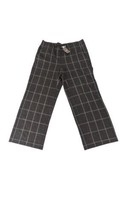 J Jill Ponte Knit Full Leg Window Pane Flat Front Pants Size Large Petite  - £31.57 GBP