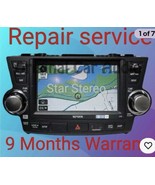 2008-2013 TOYOTA HIGHLANDER *REPAIR SERVICE* AM FM CD Radio *86120-48F00... - $172.98