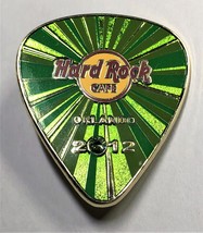 Hard Rock Cafe ORLANDO 2012 Guitar Pick w/stone Pin - £5.46 GBP