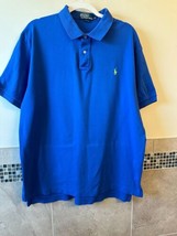 Polo by Ralph Lauren Cotton Blue Polo Shirt SZ XL Vintage - $39.60