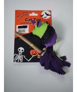 Fang-Tastic 2Pk Catnip Filled Halloween Cat Toys Witch Mouse &amp; Silvervin... - £6.54 GBP