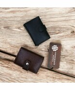 Leather Card Holder Set – RFID Blocking Slim Wallets in Black &amp; Brown | ... - $1,895.83 MXN