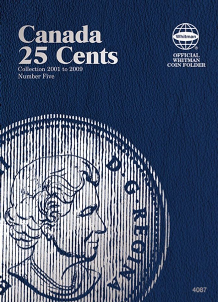 Canada 25 Cents No. 5, 2001-2009, Whitman Coin Folder - $9.49