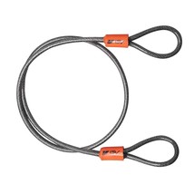 2.5Ft Security Steel Cable With Loops, Braided Steel Flex Cable, Bike Lo... - £13.31 GBP
