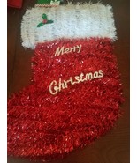 Merry Christmas Stocking house Decor 14 in x 8.46 in-Brand New-SHIPS N 2... - £12.52 GBP