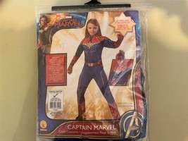 Captain Marvel Child Girls Costume NEW Medium Halloween Costume - £17.35 GBP