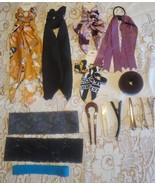 Lot of 15 Pony Tail Scrunchies Claw Sticks Scarf Headbands Hair Accessories - €26,05 EUR