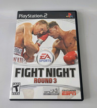 Fight Night Round 3 Sony PlayStation 2 PS2 Black Label Complete Manual - $14.80