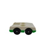 Fisher Price Little People Vintage Green &amp; White Luggage Car 2 Seater  - £3.90 GBP