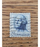 US Stamp George Washington 5c Used Black/White - $1.36 CAD