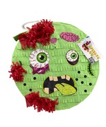 Zombie Themed Party Pinata in Red and Green Color, Zombie Birthday Decor... - $734.63 MXN