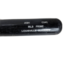Game Used  MLB Bat Ash c243 Prime Louisville Slugger Cracked 33.5 431519 - £37.28 GBP