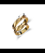 4mm Wedding Band Set-Matte Gold Rings-Minimalist Bands-Wedding Band Pair - $756.00+