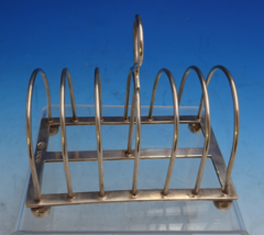 William Hutton and Sons English Estate Sterling Silver Toast Rack w/ Fee... - $542.19 CAD