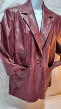 Susan Graver QVC Style Jacket - Burgundy - Large - NWT - $107.90