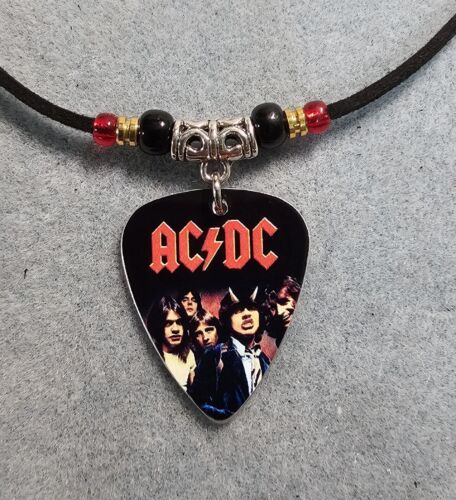 Primary image for Handmade AC/DC Aluminum Guitar Pick Necklace