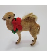 VTG Kunstlerschutz West Germany Wagner Handwork Flocked Ornament Camel C... - £33.01 GBP