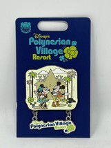 Disney Parks WDW 50th Anniversary Polynesian Village Resort Pin Mickey Minnie - £14.85 GBP