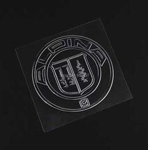3D Nickel Alloy Car Trunk Badge Emblem Sticker Decal for Alpina  Adhesiv... - $19.99