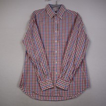 Gitman Bros Shirt Adult Medium Multicolor Plaid Button Down Long Sleeve Men&#39;s - £20.56 GBP