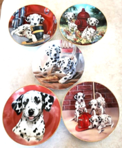 Dalmation Collector Plates 4 Princeton Gallery 1 Knowles Linda Picken Ly... - £44.68 GBP