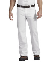 Dickies Mens Relaxed Fit Painters Pants Flex White NWT Sz 38X32 - £23.29 GBP