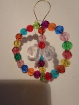 Multi Color Beaded Beads Ornament Circle - £9.39 GBP