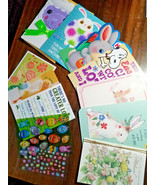 EASTER CARD LOT 7 Greeting Love Wife Kids Friends Family Chick Flower HA... - £5.37 GBP