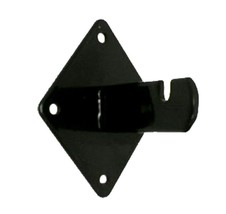 Gridwall Wall Mount Bracket - Grid Panel Mounting Brackets - Black - 25 Pieces - £28.77 GBP