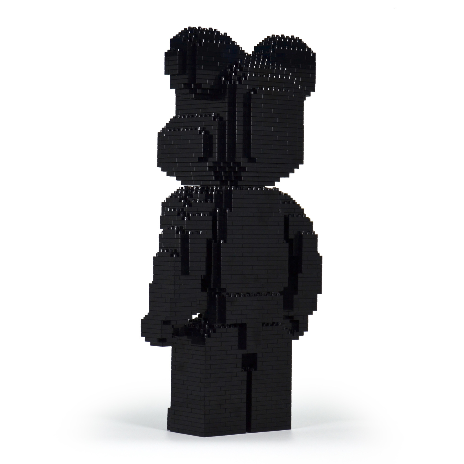 Bearbrick (Black) Brick Sculpture (JEKCA Lego Bricks) DIY Kit Item image 3
