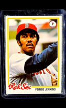 1978 Topps #720 Fergie Jenkins HOF Boston Red Sox Vintage Baseball Card - £6.67 GBP