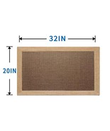 Elegant Brown Kitchen Mat Rug 20&quot;X32&quot; Rug Non-Skid Twill Kitchen Mats Wa... - $484.96 MXN