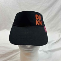 Dunkin&#39; Donuts DNKN Halo Unisex Visor Cap Hat Black Embroidered Logo One... - $9.90