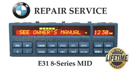 PIXEL REPAIR SERVICE for BMW E31 MULTI INFORMATION DISPLAY MID OBC 840ci... - $148.45