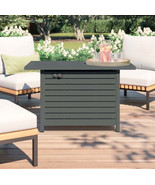 Gray Outdoor Fire Pit Table: 25x42&quot; w/ Lid - $377.99
