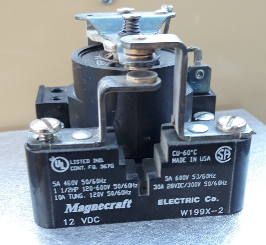 Magnecraft W199X-2  Power Relay - SPDT, 30 Amp - $14.99