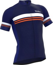 Blue Short Sleeve Jersey And Bib Shorts From Urban Cycling Apparel For Men. - $50.94