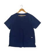 *Figs Scrub Top Womens Extra Large Blue Casma V Neck Technical Collectio... - $457.31 MXN
