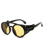 Steampunk Sunglasses Men Round Night Vision Googles Vintage Punk Sun Gla... - $356.18 MXN