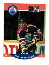1990 Pro Set #439 Jeff Beukeboom Edmonton Oilers - £3.18 GBP