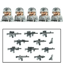 5PCS America Army Combat Uniform Special Forces Figures Building Blocks ... - £24.98 GBP