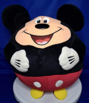 Disney Mickey Mouse Ballz TY Plush Toy Large Round Stuffed Mickey 2013 - £14.69 GBP