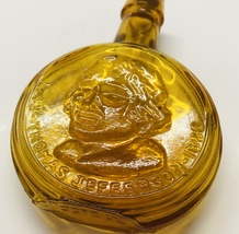 Vintage Thomas Jefferson 3rd  President Miniature Ambe Glass Bottle Cork... - £7.84 GBP