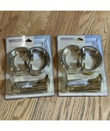 2 Pair HOMETRENDS DECORATIVE HOLDBACK WINDSOR C RING SCARFHOLDER  TREATMENT - $13.49