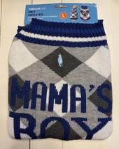 &quot;Mama&#39;s Boy&quot; Pet Sweater   Vibrant Life   Size Large New, Doggie ❤️ WOOF - £10.97 GBP